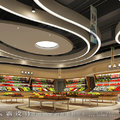精美大型超市装修设计效果图供福建超市装修设计客户借 ...