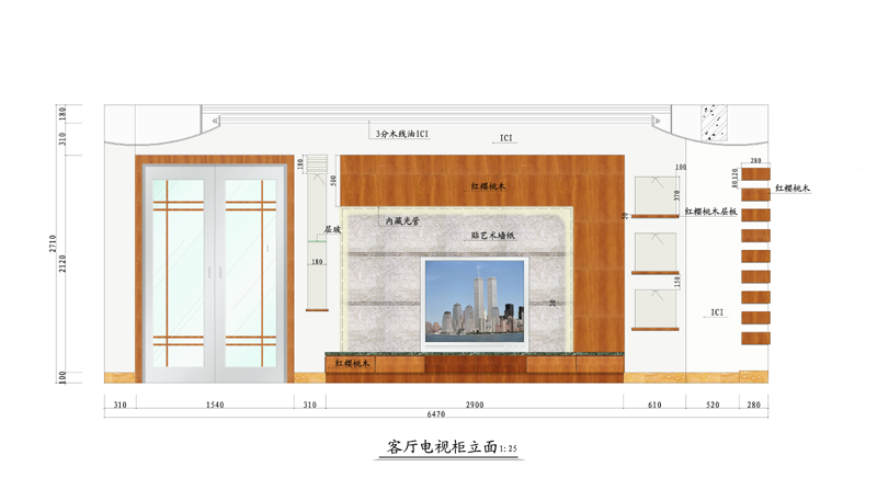 photoshop做的立面图 室内渲染与表现 效果图/手绘作品交流 室内