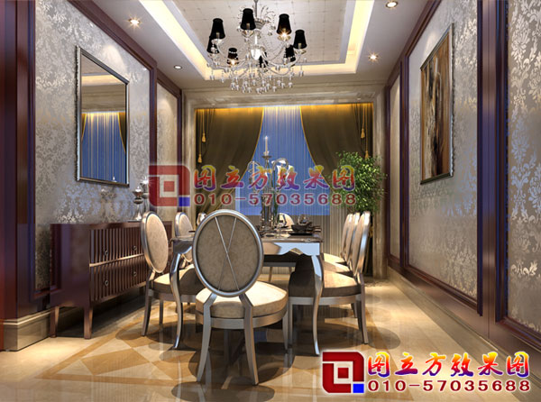 欧式餐厅吊顶效果图.jpg