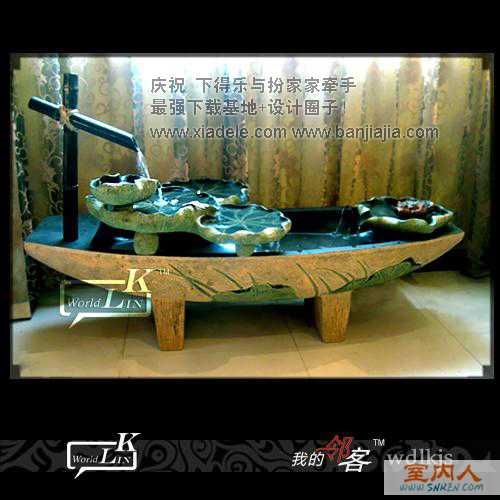 中式喷泉水景喷泉-荷香.流水鱼缸喷泉.jpg