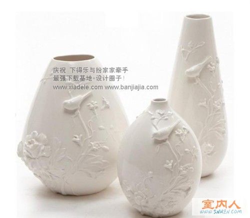 花鸟牡丹浮雕瓶饰品.jpg