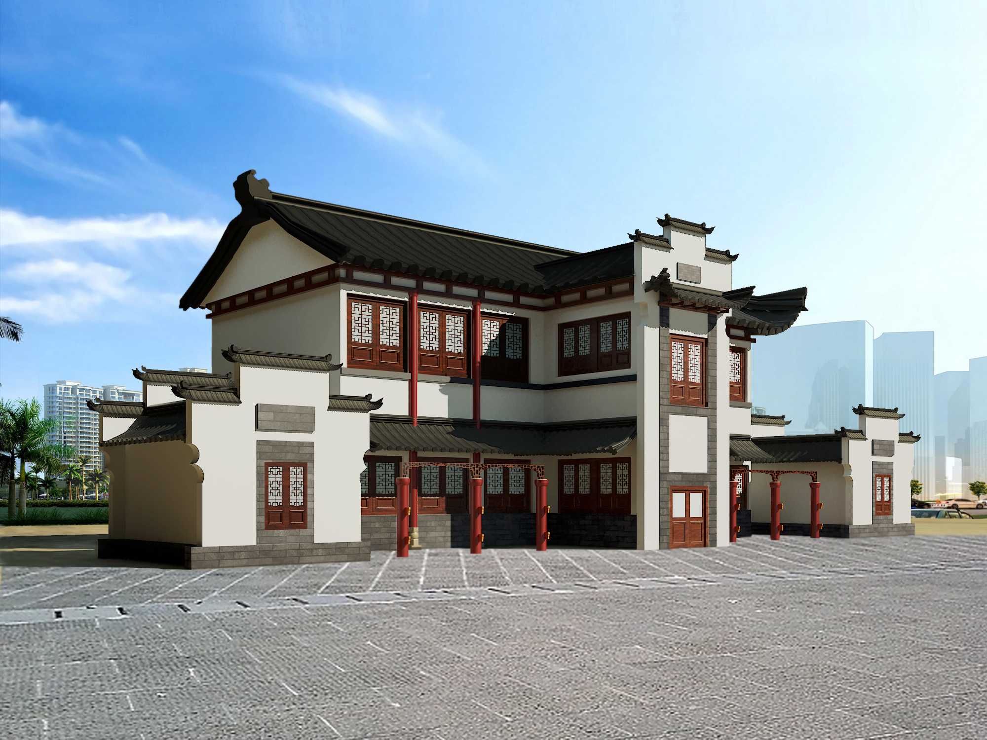 中式外景