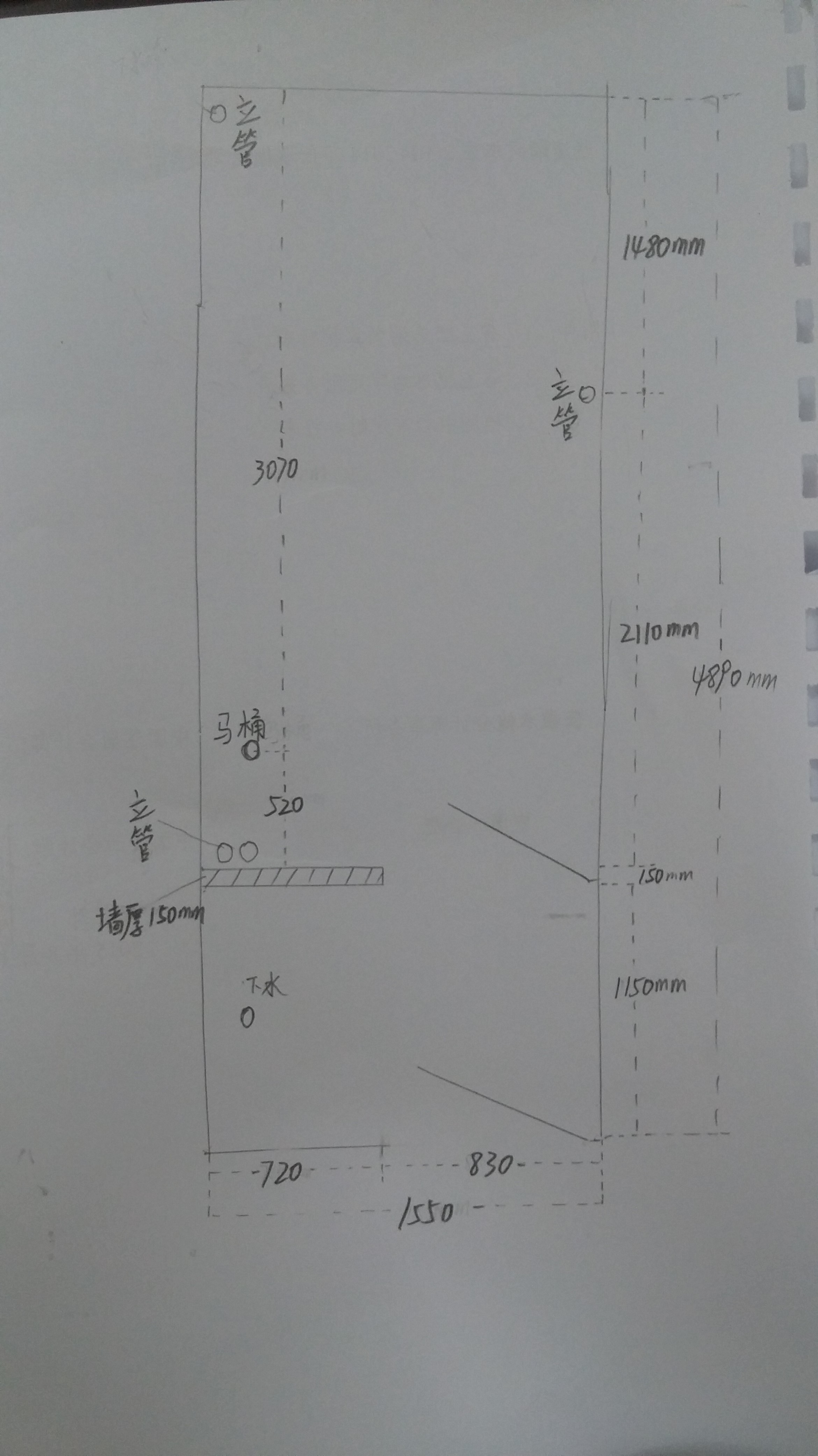 卫生间平面图