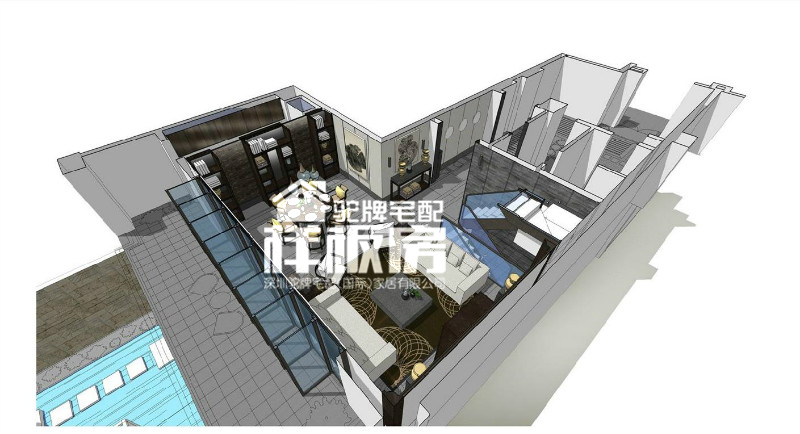 深圳驼牌宅配(国际)家居 样板间