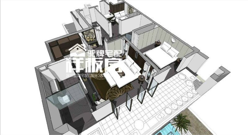 深圳驼牌宅配(国际)家居 样板间