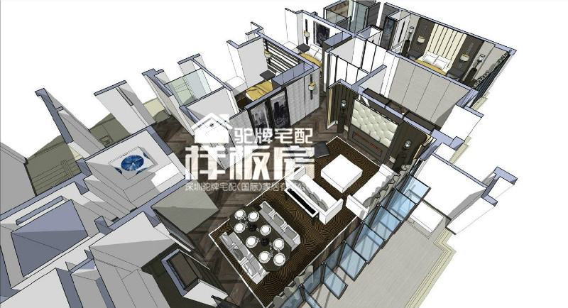 深圳驼牌宅配(国际)家居 样板间