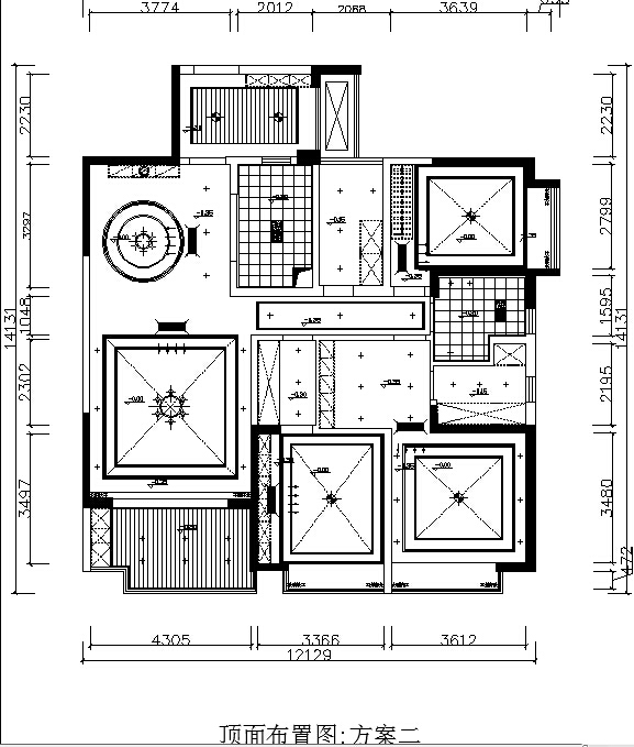 顶面布置图：方案二.jpg