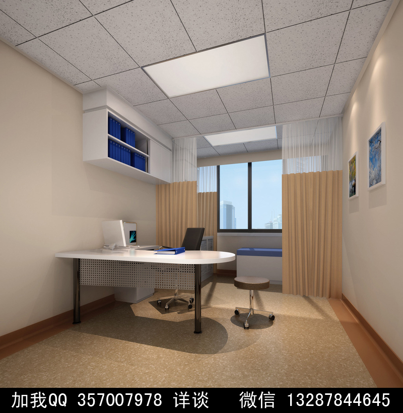 医院设计案例效果图2 - 室内渲染与表现 效果图/手绘