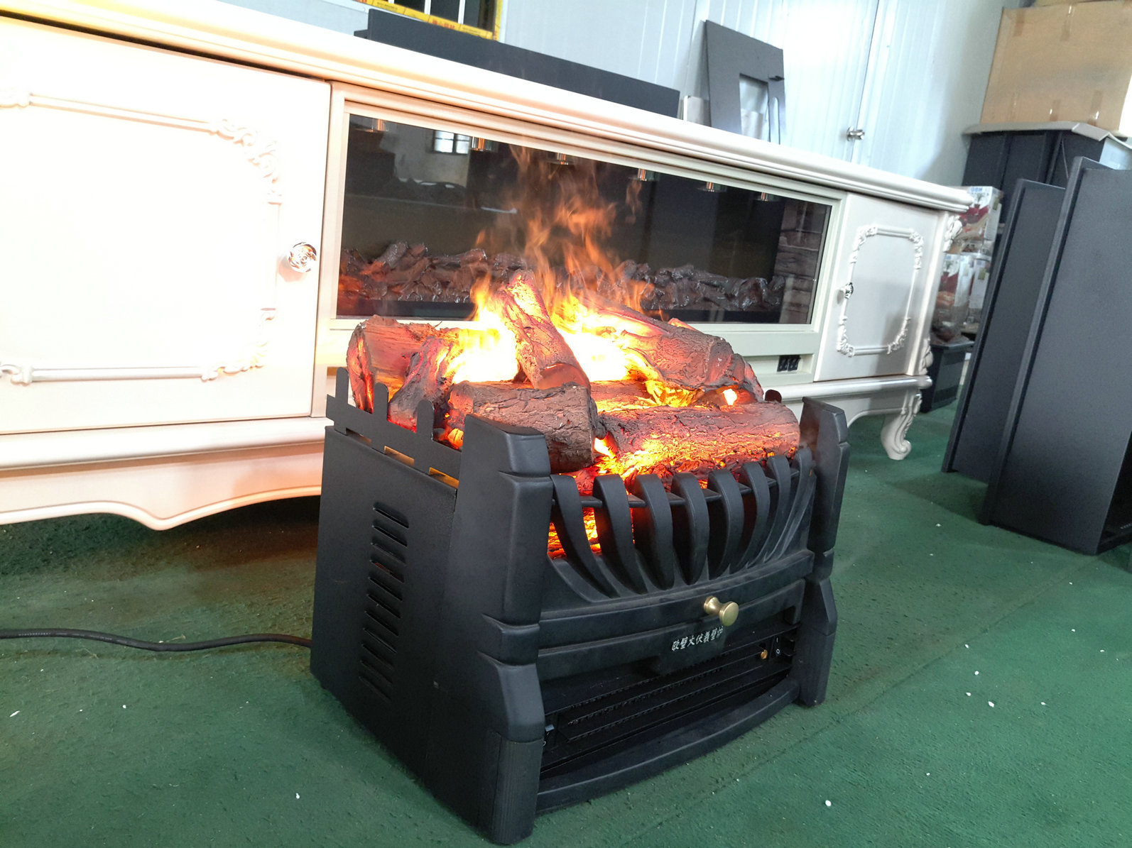 国货精品-伏羲3d电壁炉篝火电暖器 仿真壁炉和电暖器哪个好？