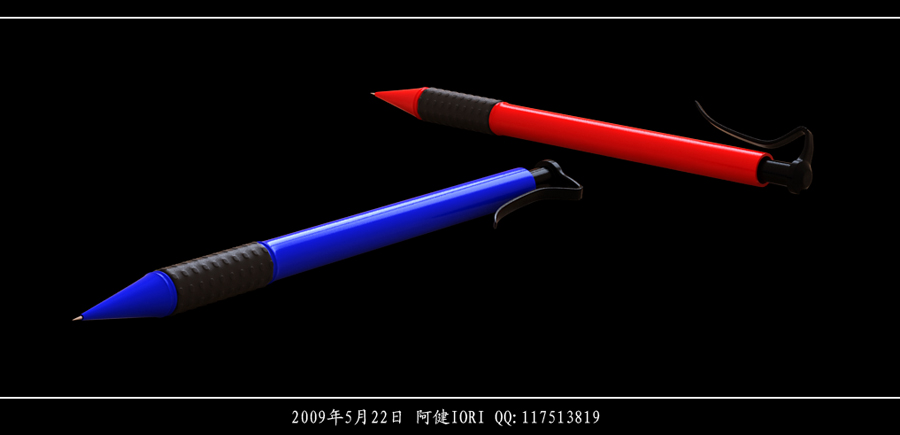 圆珠笔3D MAX模型2009.jpg