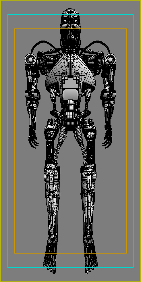 终结者T-800正面3D MAX建模2017.jpg