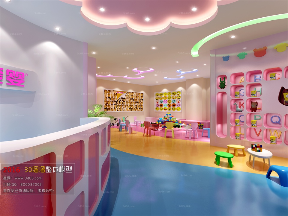 2017  精品幼儿院设计模型