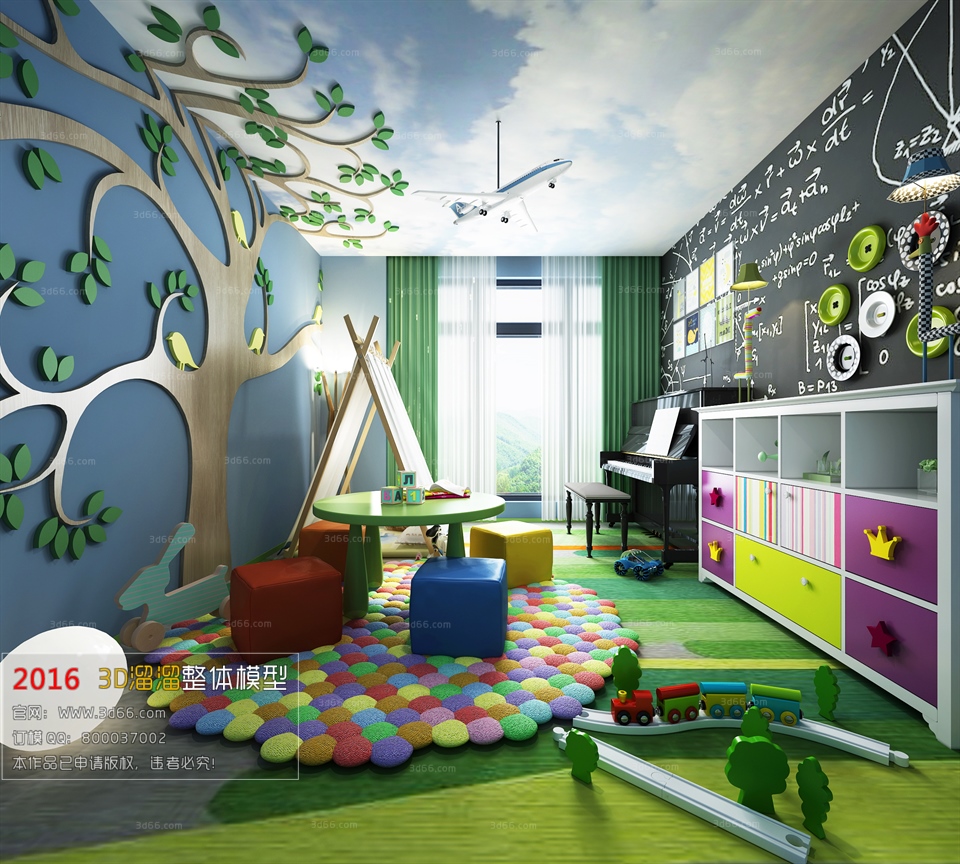 2017  精品幼儿院设计模型