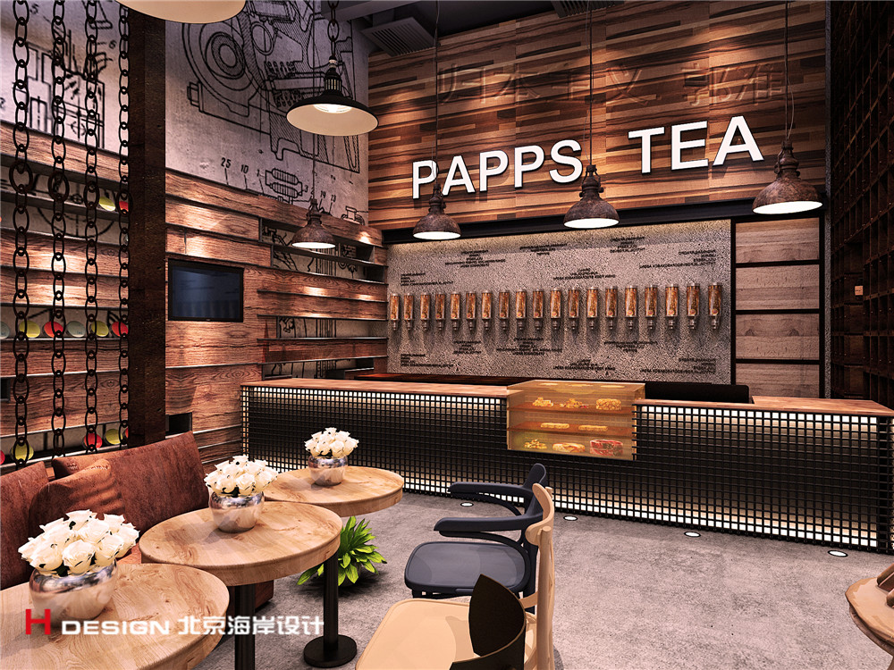 空间设计|成都Papps Tea—北京海岸设计