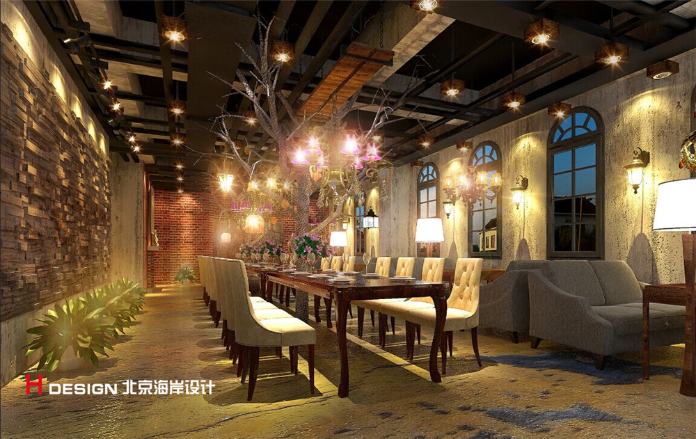咖啡馆设计|咖啡之翼武清店—北京海岸设计