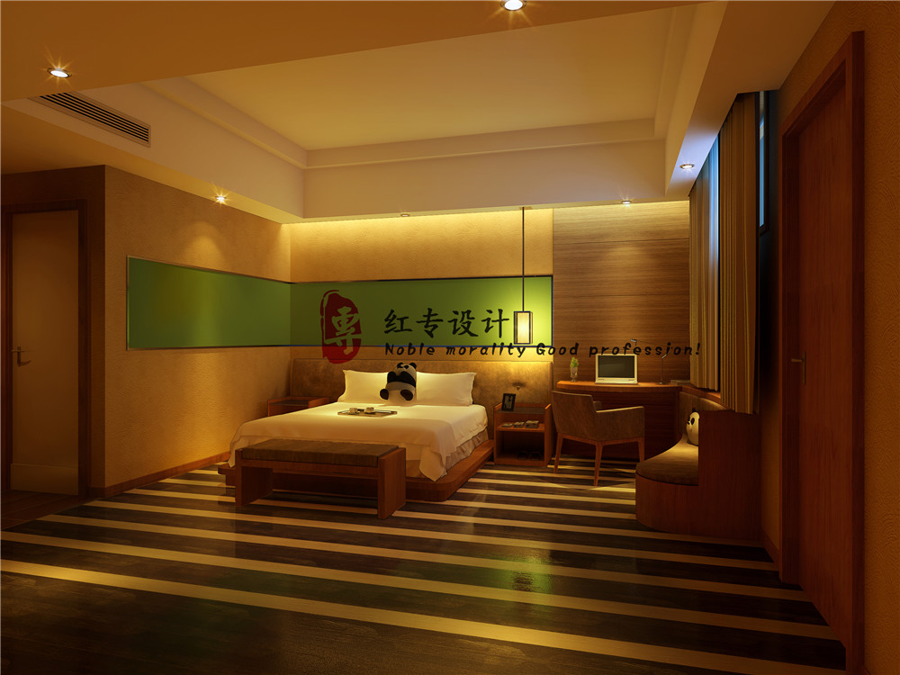 阆中酒店设计-红专设计 | 米瑞熊猫王子酒店