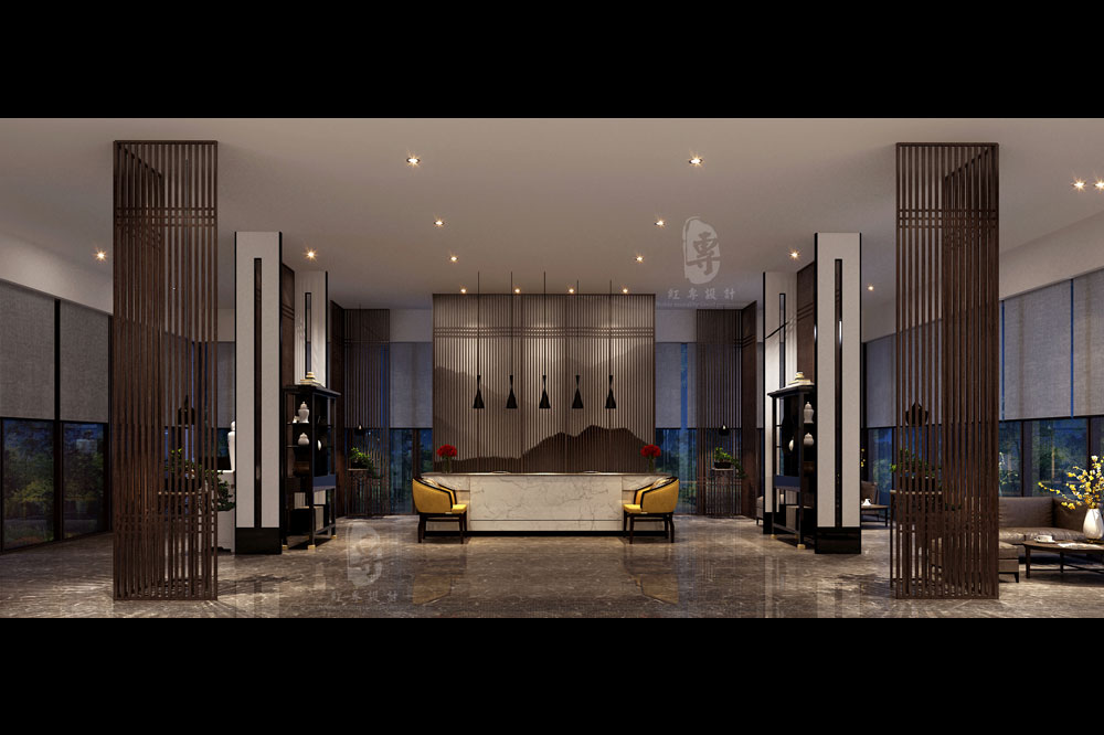 三亚星级酒店设计公司-红专设计 | 昆明航城国际花园酒店
