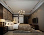 一套现代卧室-贴图材质灯光全-3DMAX2012+效果图