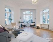 147平米瑞典白色公寓设计