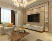 简约客厅+餐厅+卧室+厨房 max2016 带贴图+效果图