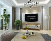 现代客厅+餐厅+厨房 max2012版 贴图灯光材质齐全+效果图