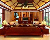 东南亚风格别墅客厅餐厅-max2009-贴图材质全