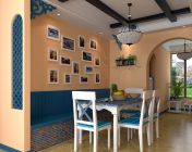 地中海风格的餐厅模型-max2012-含贴图材质