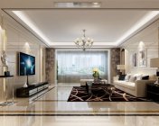 现代客餐厅+书房 max2011 带贴图+效果图