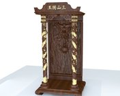神龛模型 max2012 带贴图灯光材质