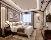 新中式卧室-max2012-带贴图+效果图