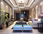 新中式客餐厅-max2012-带贴图
