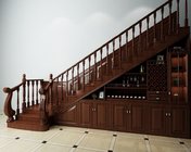 美式楼梯带酒柜 max2014 贴图材质灯光基本齐全