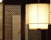 鱼鳞中式花格镂空屏风隔断 max2014