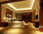 中式风格3d卧室模型下载 3d2009 材质灯光