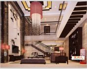 中式别墅客厅+餐厅模型-带贴图-max2012-材质+灯光