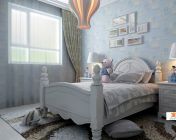 两个卧室(主卧+儿童房)3D2012-带贴图灯光材质