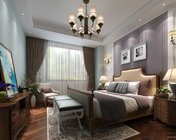 简美卧室 max2012版 贴图灯光材质齐全+效果图