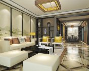 新中式客厅+餐厅 max2011 带贴图+效果图