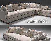沙发模型 max2012 带贴图