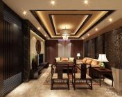 中式客厅、贴图、材质模型灯光打包-MAX09