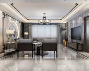 新中式客厅餐厅+卫生间+厨房 max2012 带贴图+效果图