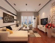 现代风格客餐厅+玄关 max2012 贴图灯光材质全部都有+效果图