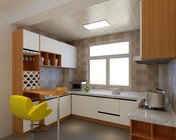 现代厨房 max2011 贴图灯光材质齐全+效果图
