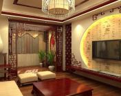 中式客厅-版本2009 。贴图材质齐全