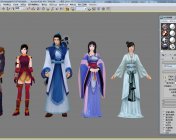 仙剑四全套主角人物模型（已改成2009max）+古代美女