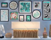 一套清新的饰品 画框 桌面工艺品 max2014