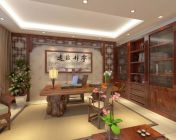 办公型中式书房-max2012-带贴图+效果图