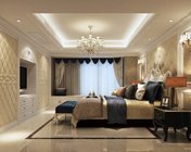 欧式奢华别墅卧室 max2012 贴图材质全 +效果图