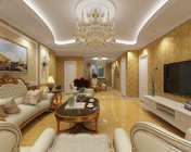 土豪金简欧客餐厅 max2012 带贴图+效果图