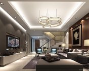 复式现代风格客餐厅 max2010 带贴图+效果图